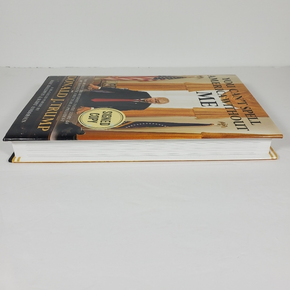 Signed Alec Baldwin You Can't Spell America Without Me Donald Trump Parody Book - Picture 5 of 8